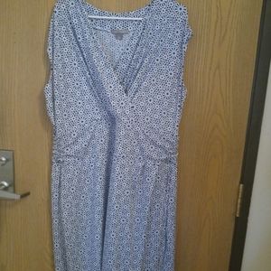 Copy - Jessica london dark cobalt medallion faux dress 22